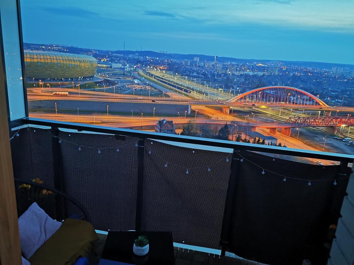 Apartament Przy Bursztynowym Stadionie Gdańsk Exterior foto